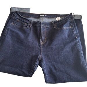 Old Navy Dark wash curvy skinny Jeans